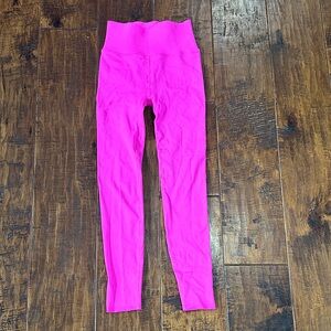 Fabletics SculpKnit Vibrant Pink High-Waisted Leggings